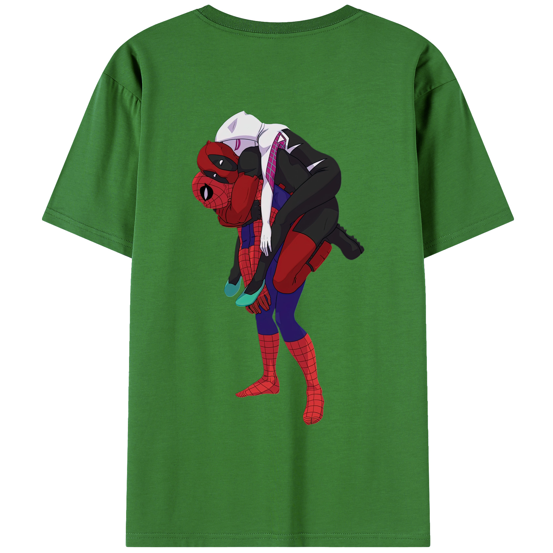 （画像用） Deadpool デッドプール レディース半袖Tシャツ(バックプリント)